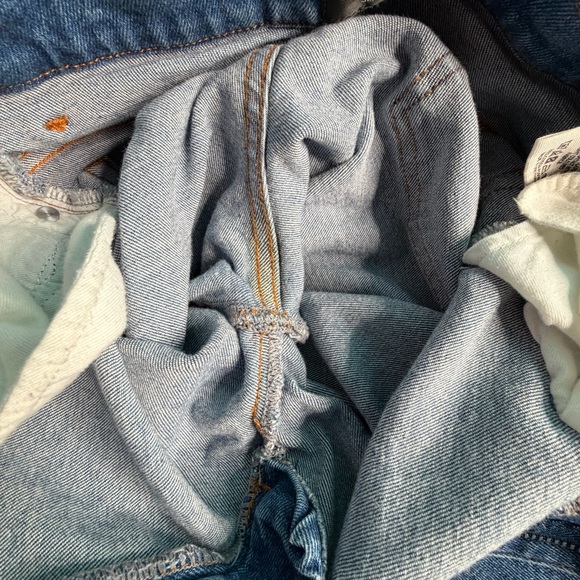 A.P.C. Spring Jeans Womens 25 Blue High Rise Straight Leg Raw Hem Classic Iconic - Picture 3 of 11